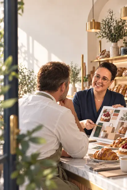 Échange sur le positionnement et l’identité d’une boulangerie-pâtisserie
